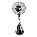 GYCS Ventilador de Pedestal Ventilador atomizador, Humidificador oscilante Industrial de Altura Ajustable para Exteriores Ventilador de Piso de pie con Bomba de Agua de Seguridad y tapón de prote