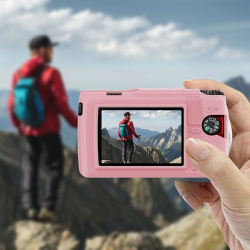 Funda de silicona para cámara Olympus Tough TG-7 (Rosa) miniatura 3