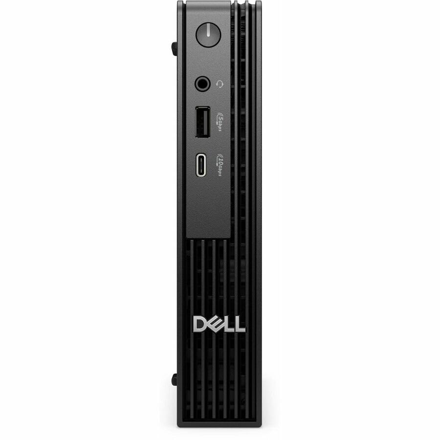 Image of Dell Pro Micro QCM1250 Desktop Computer - Intel Core Ultra 5 235T - 16 GB - 256 GB SSD - Micro PC - Black