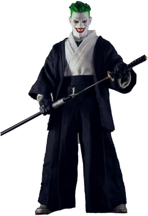 ximitoy 1/12th Samurai Clothes Kimono Model for 6" Figure (Black)
