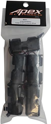 4 Cell AA Battery Holder W/JR Style Connector Receiver Battery Pack - 5 Pack 2931 image 3