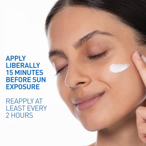 Image of CeraVe AM Facial Moisturizing Lotion for Normal to Dry Skin (52 ml) with Broad Spectrum Sunscreen SPF 50, Enriched with Ceramides, Niacinamide & Hyaluronic acid