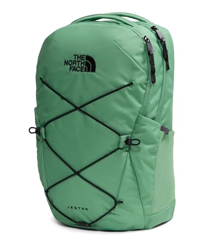 Image of The North Face Jester Everyday Laptop Backpack - Commuter Daypack, Water Repellent, Laptop Sleeve, Dimmed Algae /TNF Black, One Size