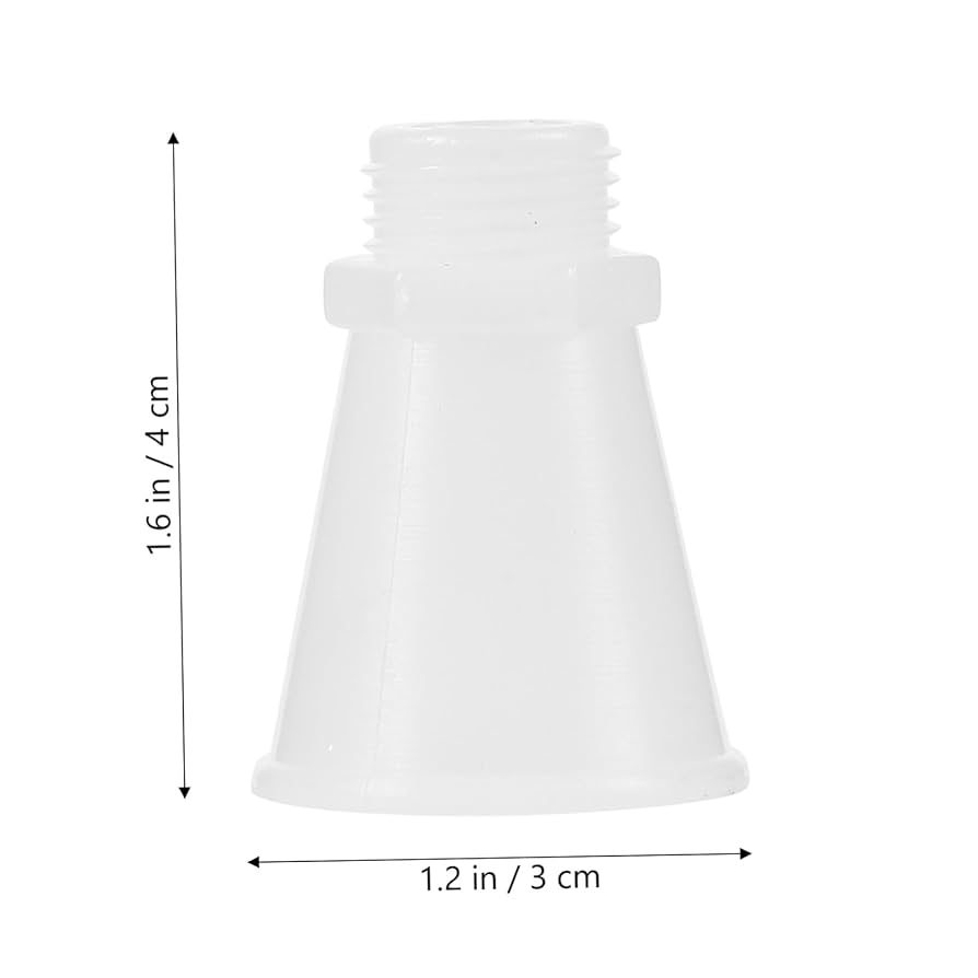 Nozzle Fire Equipment Extinguisher Wide Mouth Nozzles For Trumpet Plastic 6 Pcs