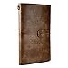 Cuaderno de Cuero, Rymall Cuaderno de Notas de Cuero, Libreta de Viaje Vintage, Cuaderno Vintage Agenda, Diario Cuero Vintage & Diario para Escribir o Viajes, 4.72 X 7.87 lnch