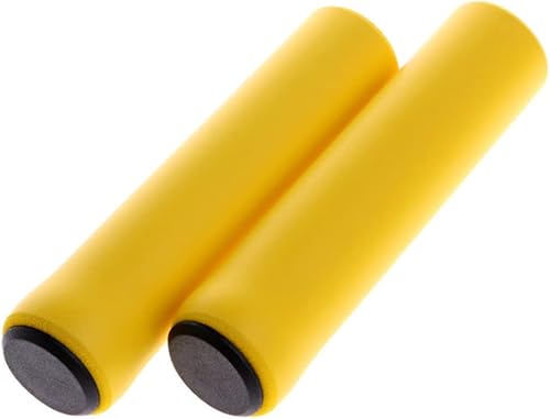 Miniatura 1 de Empuñaduras de manillar para bicicleta, mango antideslizante de esponja suave, absorción de golpes, empuñaduras de extremo de bicicleta súper suaves