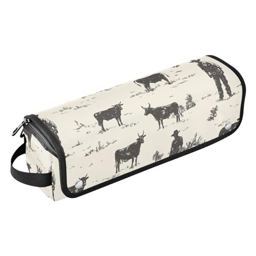 Bolsa de viaje para herramientas de cabello con almohadilla resistente al calor, impermeable, organizador para planchas y rizadores de viaje