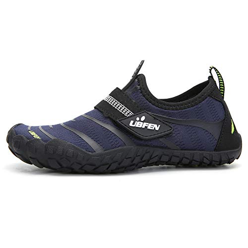 Image of UBFEN Water Shoes for Kids Boys Girls Aqua Socks Barefoot Beach Sports Swim Pool Quick Dry Lightweight Toddler Little Big Kid | Lightweight, Barefoot-style, Perfect for Water parks, Beach, Pool, Kayak, Creek Hiking, Camping, Toddler, Little Kid, Big Kid