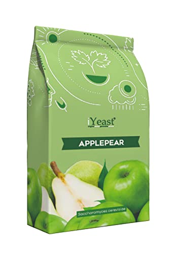 iYeast Levadura emnológica seleccionada - Applepear 0,250 kg - Levadura para vinificación/fermentación/vino Cover