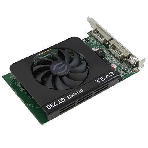 Tarjeta gráfica de vídeo EVGA GeForce GT 730 1GB DDR3 128bit mHDMI 5
