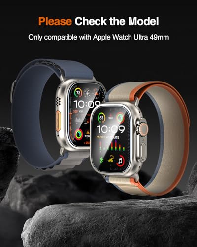 Image of LK 4 Pack for Apple Watch Ultra 3 /Ultra 2 /Ultra 49mm Screen Protector | 9H Tempered Glass [Install Tool Included] Touch Sensitive, HD Clarity, Shatterproof