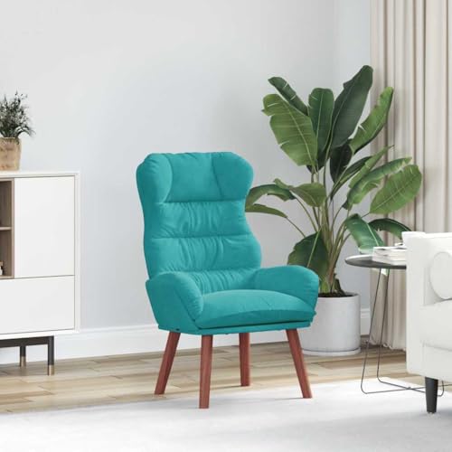 INLIFE Fauteuil Turquoise 69 x 74 x 93 cm Velours