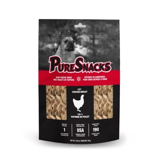 Puresnacks Chicken Breast Freeze-Dried Treats For Dogs, 4.94Oz / 140G | Value Size