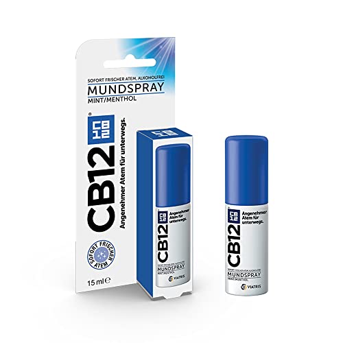 CB12 Spray: Mundspray für angenehmen Atem unterwegs, Mint/Menthol gegen Mundgeruch, 15 ml – Bild 3