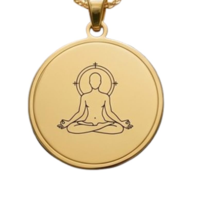 Collier méditation en argent pour harmoniser vos séances de yoga au quotidien