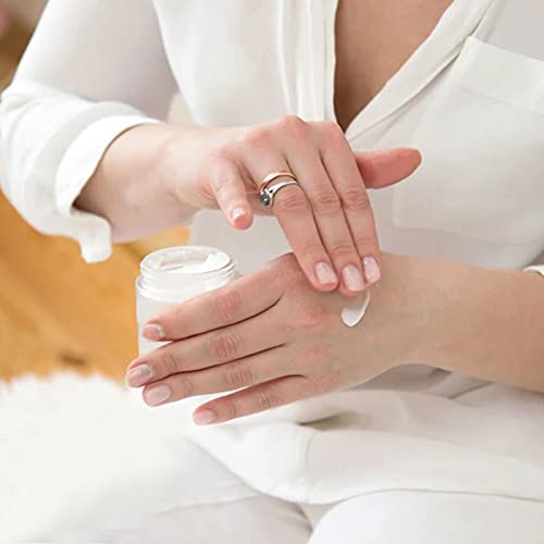 15 Pack, 2 oz 60ml Frosted Glass Jars with Silver Lids & Inner Liners, Empty Matte Clear Round Refillable Cosmetic Containers Travel Jars for Cosmetics,Body Butter,Scrubs,Face Cream Lotion and More4