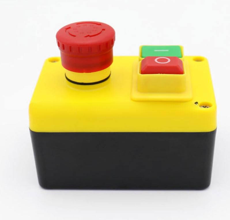 1PC NEW KJD17D-2 220V 16A Emergency Stop Safety Button Switch for Power Tools
