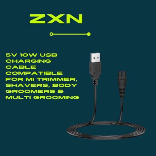 Image of ZXN (XXQ01HM 5V 10W USB Charging Cable Compatible for Mi Trimmer, Shavers, Body Groomers & Multi Grooming (mi trimmer-cable-001)