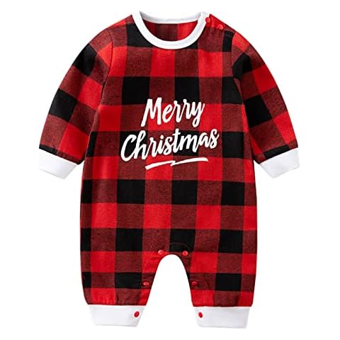 Feelcrag Baby Christmas Romper for Newborns Cover