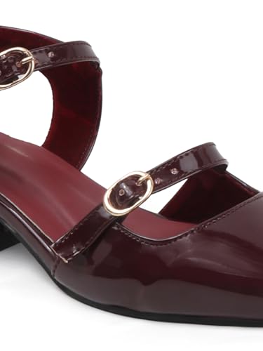 Image of TRYME Trendy Solid Stylish Heel Sandals For Women And Girls