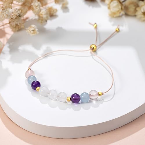 Moonstone Bracelets, New Beginnings Gifts for Women, Good Vibes Only Bracelet, Manifestation Gifts, Protection Gift, Positive Energy, Manifest Positivity, Happiness Bracelet Gift for Her2