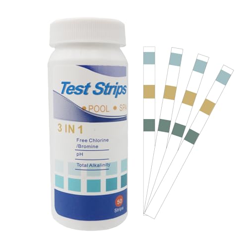50 unidades Banderas Piscina,Ph Banderas Medición Análisis Aqua Languettes Kit Alcalinidad Probador Agua Dureza Comprobación Producto Prueba Accesorio para Piscinas Piscinas Ph Y Cloro