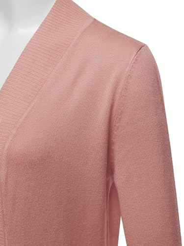 Image of STARJJ Womens Soft Stetchy Knit Longline Open Front Sweater Cardigan with Pockets (S-3X)