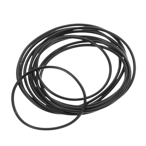Lurrose 10 Piezas Correa De Transmisión del Tocadiscos Partes De Fonógrafo Cinturón De Fonógrafo Cinturón De Goma para Fonógrafo Cinturón De Tocadiscos Parte del Fonógrafo Caucho Negro