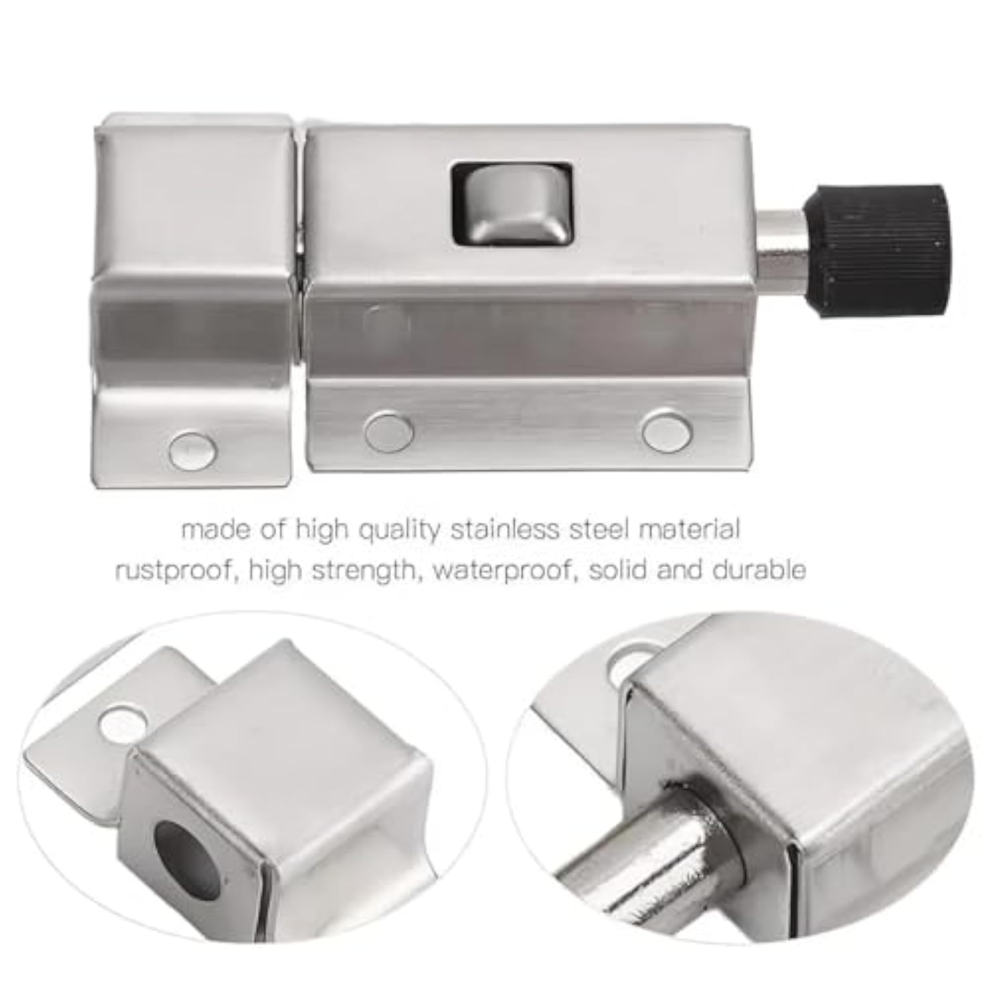 Automatic Spring Loaded Door Latch Lock