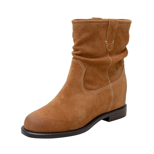 Linea Paolo - TERRY - Womens Hidden Wedge Casual Suede Bootie