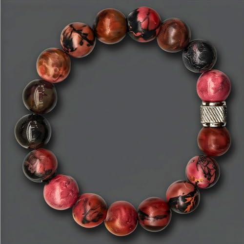 Image of THE MEN THING Natural Stone Bracelets - Adjustable Beaded Wristwear for Men & Boys (Multi-Design Collection)