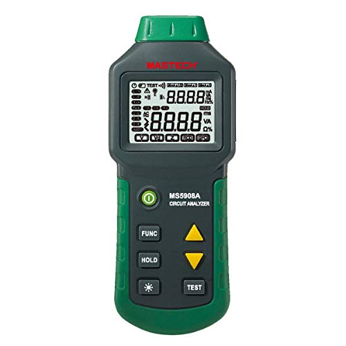 MeterTo RMS Circuit Analyzer Tester Compared w/Ideal Sure Test Socket Tester 61-164CN 110V