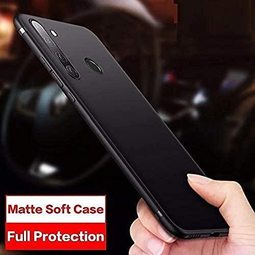 Image of Mobile Back Cover Case for Realme 5I (Silicone Case|CameraProtection|Black SC1510)