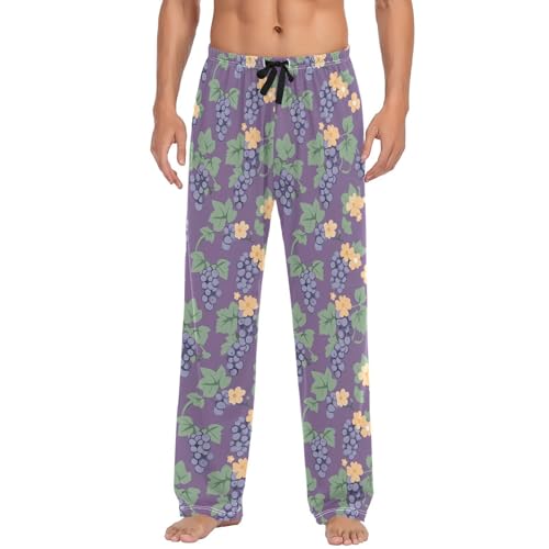 Pantalon de pyjama homme doux fini les nuits inconfortables avec poches motif fleuri