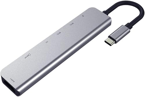7 en 1 tipo C Hub 4K HDMI USB estación de acoplamiento para MacBook/para Google/para Dell/para Asus/HP/para portátiles Lenovo/Tipo-C dispositivos