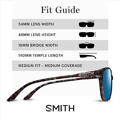 Image of SMITH Cheetah Sunglasses with Polarized Lenses - Performance Sports Active Cat Eye Sunglasses - For Women