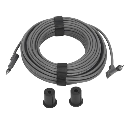 Câble satellite étanche V2 de 75 PI avec cordon de remplacement gris plug and play - 6
