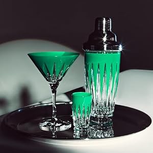 Waterford New Year Martini Firework, Set of 2, 6.8oz, Green Waterford New Year Martini Firework Set of 2 68oz Green