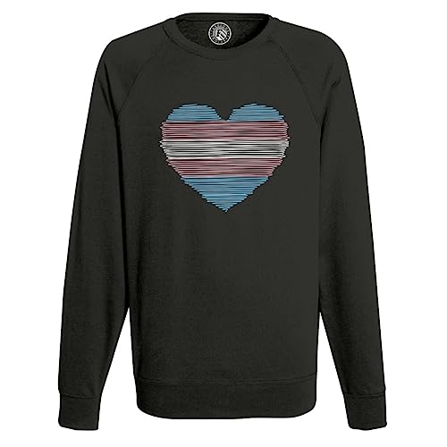Sweatshirt Homme Coeur Trans LGBT portez votre fierté et votre histoire