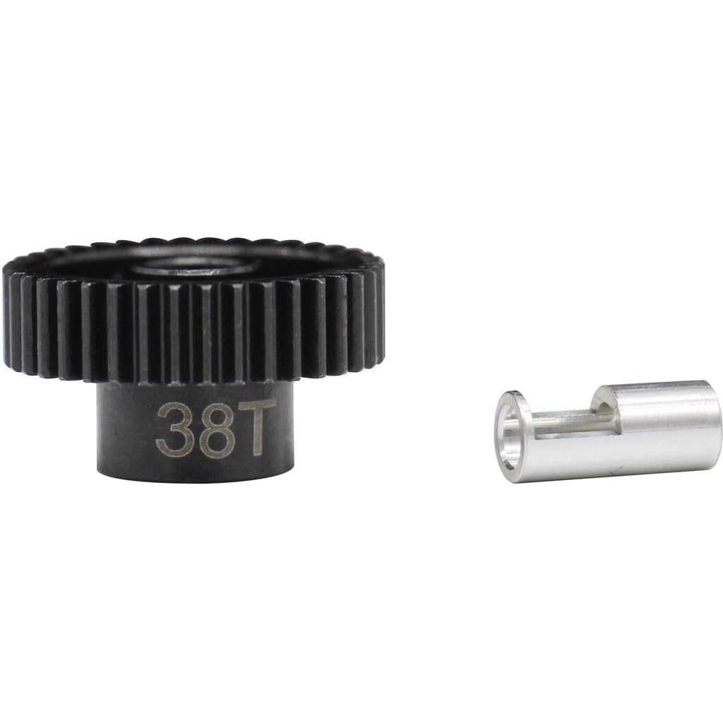 Hot Racing NSG838 38t Steel 48p Pinion Gear 5mm & 1/8