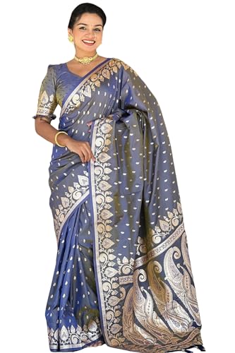 SGF11 Women's Kanjivaram Pure Soft Silk Saree With Blouse Piece product image 7