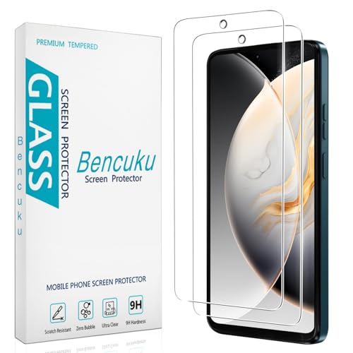Bencuku (2 Pack) Screen Protector for Motorola Moto G 5G 2026 Tempered Glass 9H Hardness Anti Scratch Bubble Free