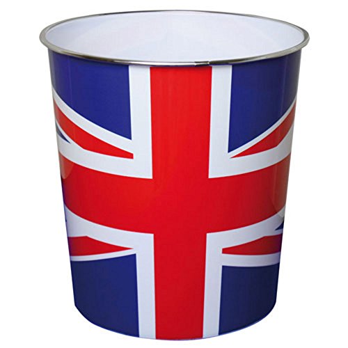 JVL Corbeille Motif Union Jack 25 x 26.5 cm