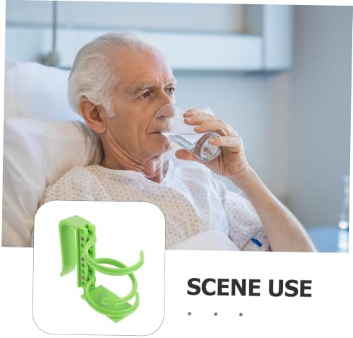 COHEALI Non Spill Drink Holder for Elderly with Stable Anti Shake Performance and Ergonomic Grip Aid, Fixed Plastic Cup Holder Stand 5.12x3.94x2.56in for Nursing Home and Kitchen Use - 2