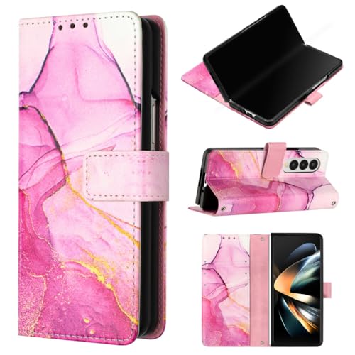 Étui portefeuille Samsung Galaxy Z Fold 7 anti-rayure avec rabat magnétique
