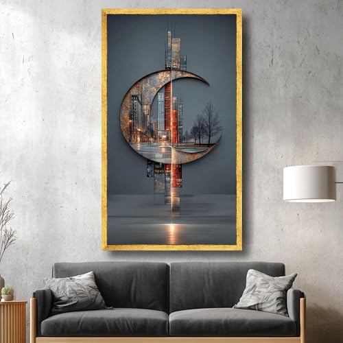 Design rustique en métal toile urbaine pour mur vide - 2