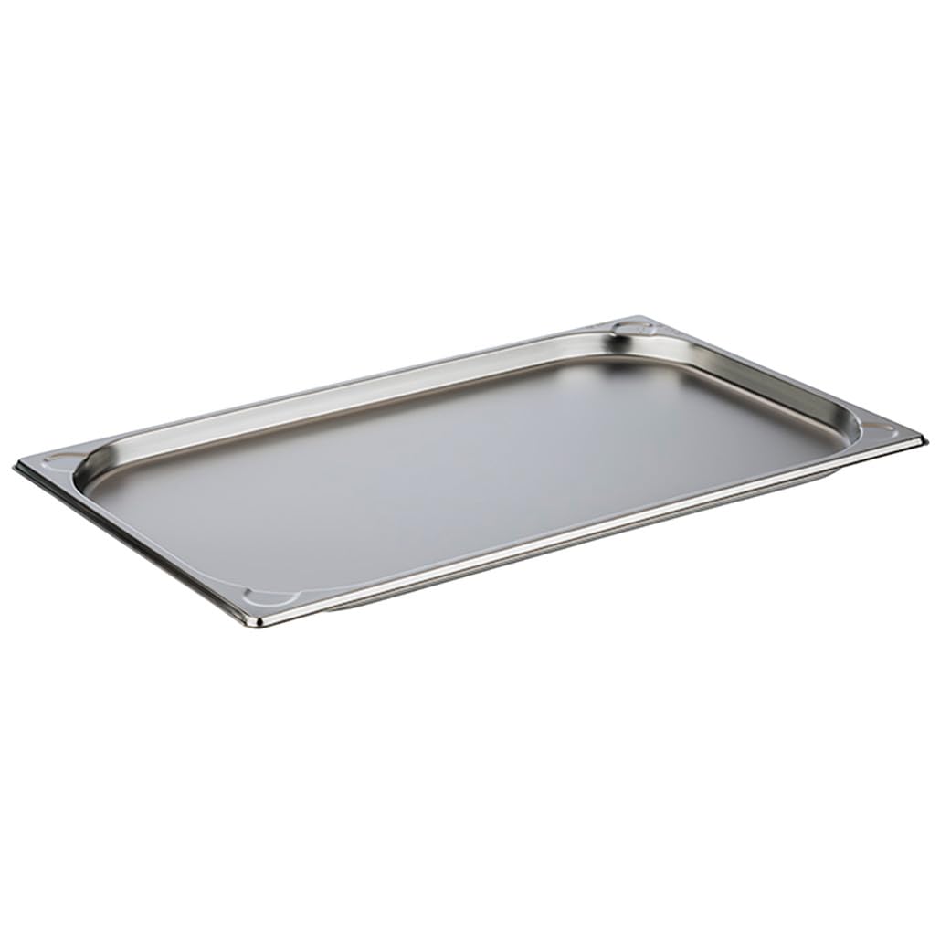 APS 81100 GN-Behälter 1/1, Gastronormbehälter Edelstahl rostfrei/Abmessungen 32,5 x 53 cm/Tiefe 20 mm/Volumen 2,5 Liter
