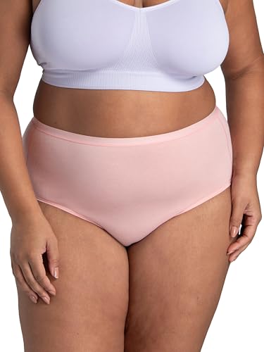Fruit of the Loom Women's Plus Size Underwear Briefs, Designed to Fit Your Curves2