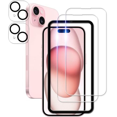 【美品】iPhone15 128GB SIMフリー(保護フィルム付) ガラスザムライ iPhone15 Pro ガラスフィルム 全面保護フィルム