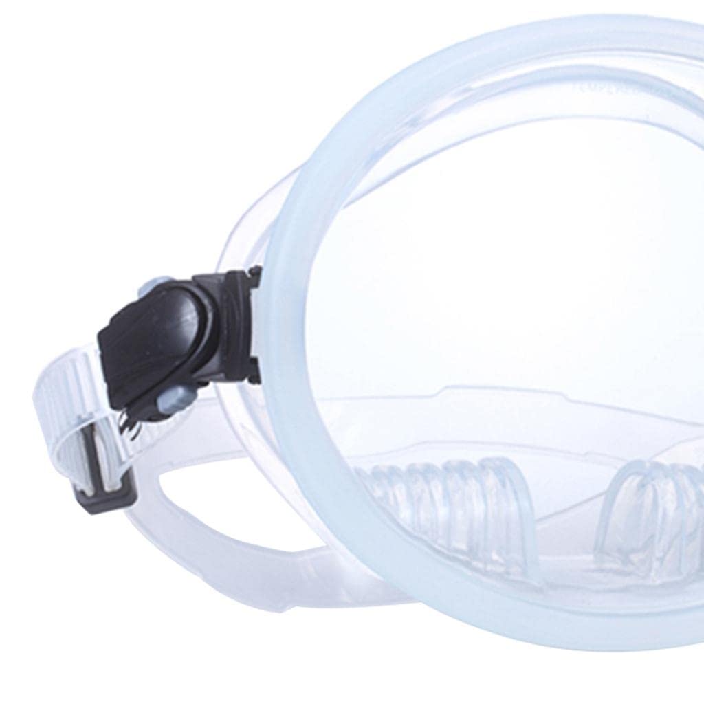 SM SunniMix Gafas de Buceo Antiniebla Snorkel Lente Ovaladas Clásicas Anteojos de Visibilidad Resistente al Agua - Claro